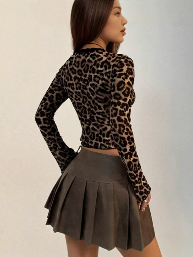 Leopard Top