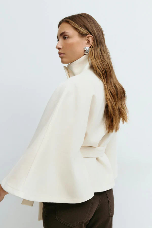 Celeste Belted Cape Jacket