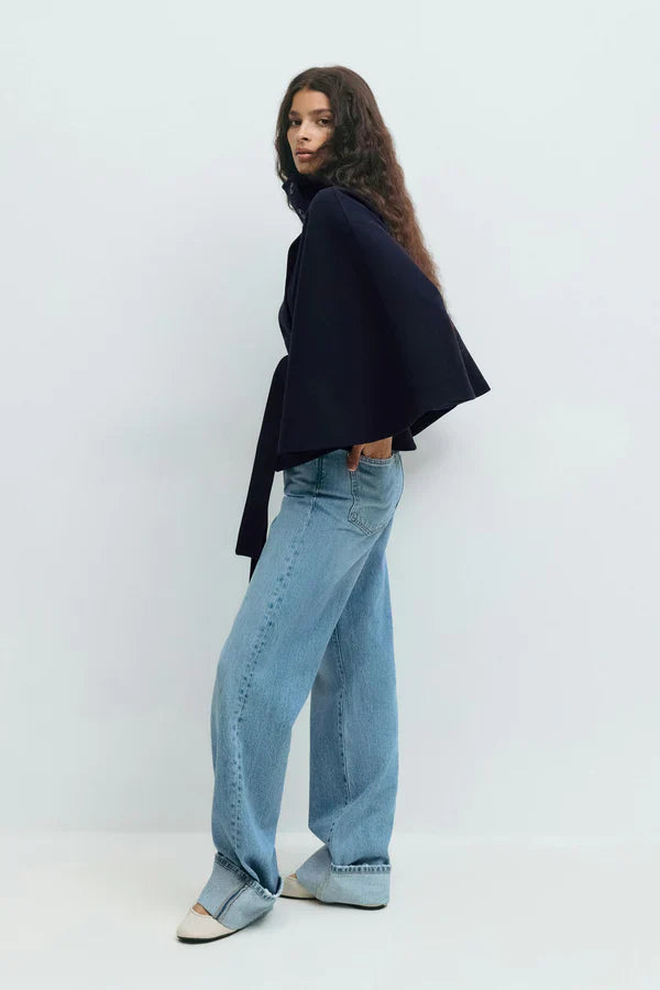 Celeste Belted Cape Jacket