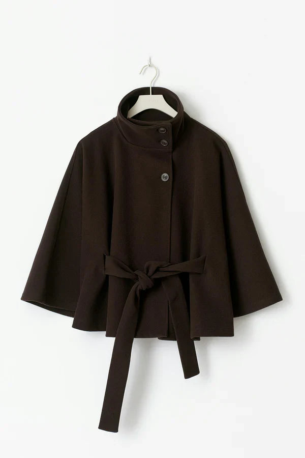 Celeste Belted Cape Jacket