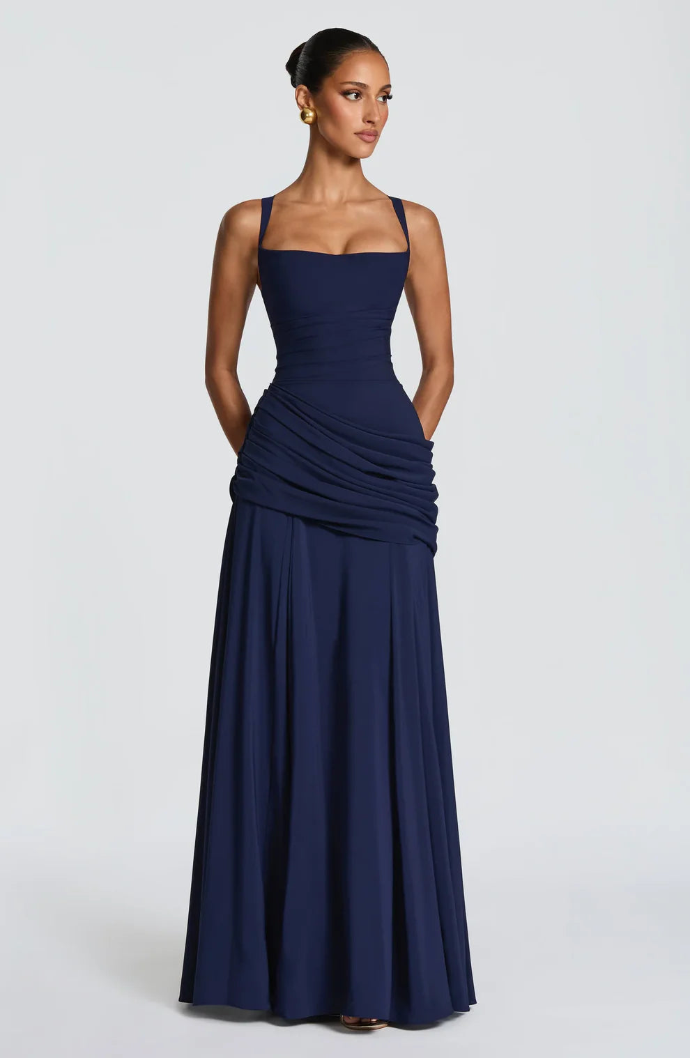 Aurelia Draped Maxi Dress