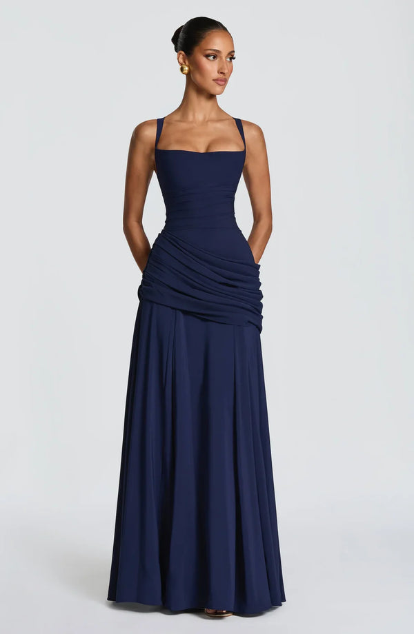Aurelia Draped Maxi Dress