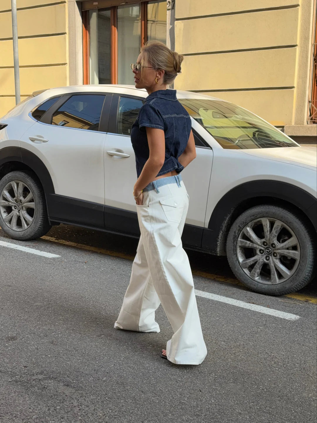 Monaco Layered Denim Jeans