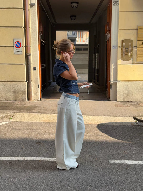 Monaco Layered Denim Jeans