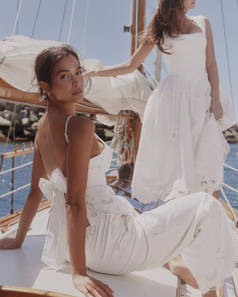 Lunaria Bow-Back Top