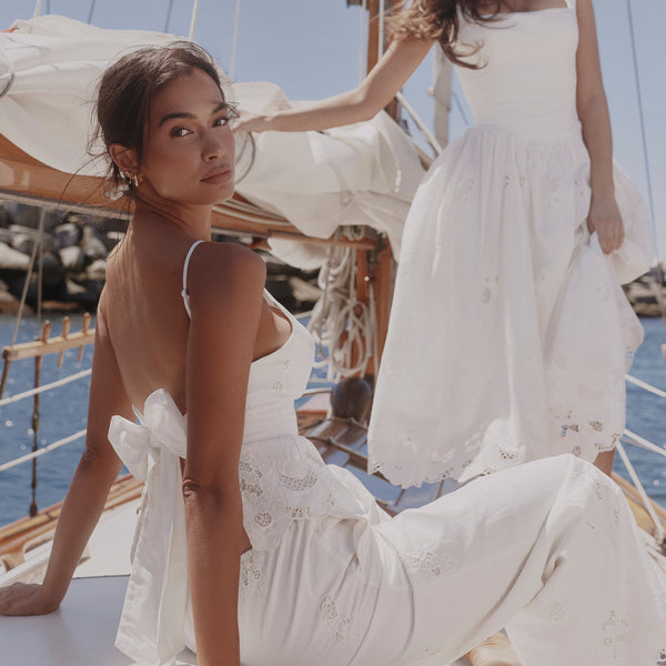 Lunaria Bow-Back Top