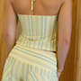 Seabreeze Striped Corset Top