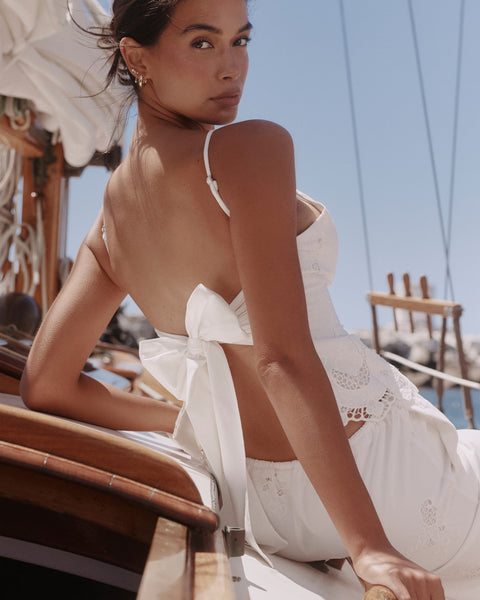 Lunaria Bow-Back Top