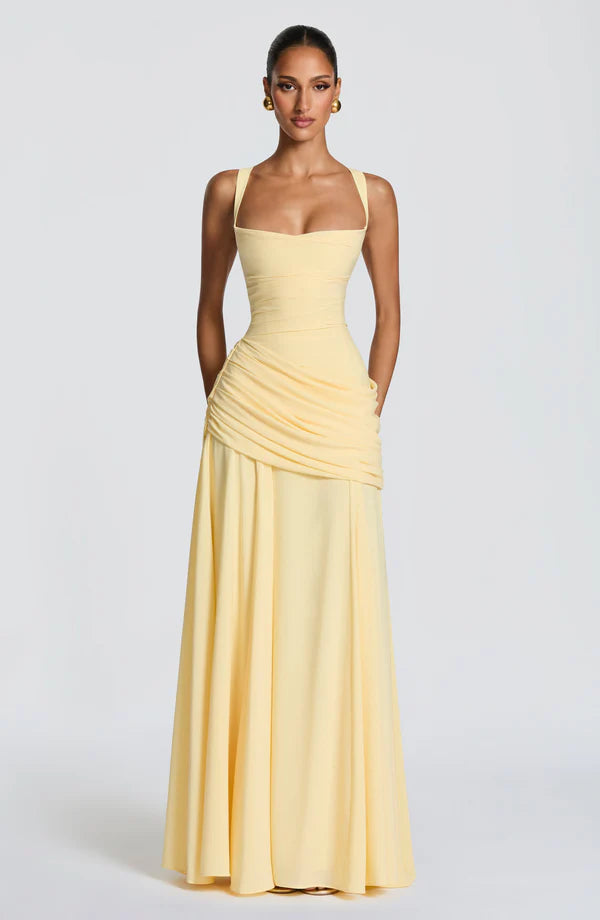 Aurelia Draped Maxi Dress