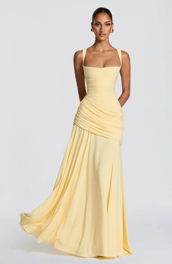 Aurelia Draped Maxi Dress