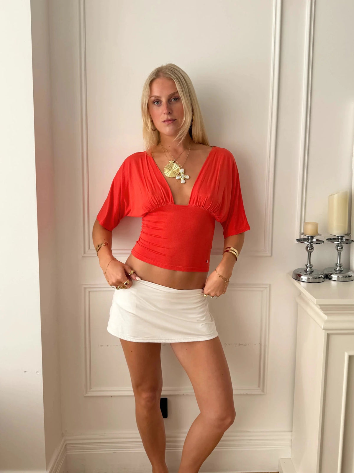 Feminine Flow Top