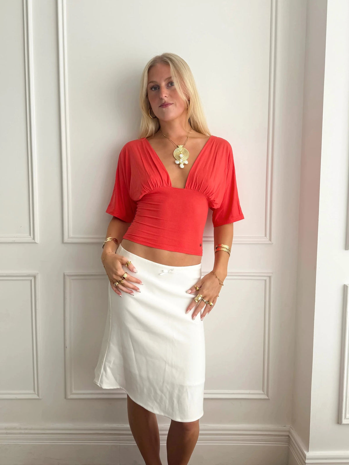Feminine Flow Top